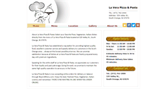 Desktop Screenshot of laverapizzaandpasta.com